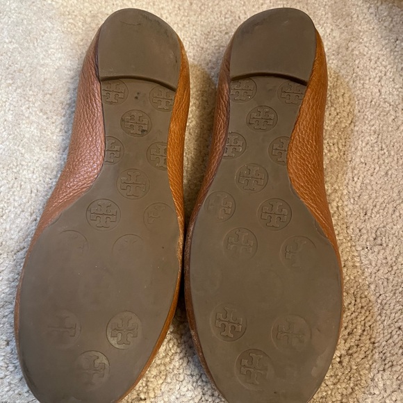 Tory Burch Leather Reva tan Ballet Flats size 8 - Picture 5 of 5